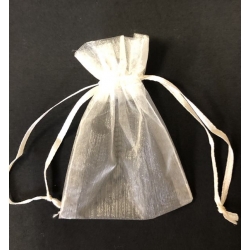 Organza Bags Ivory (10) 3" x 4" 